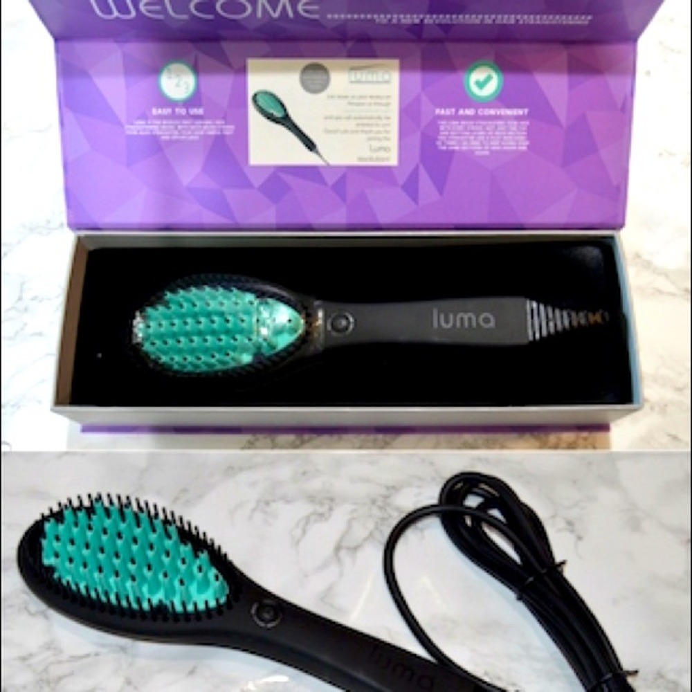 Luma hair drying straightener